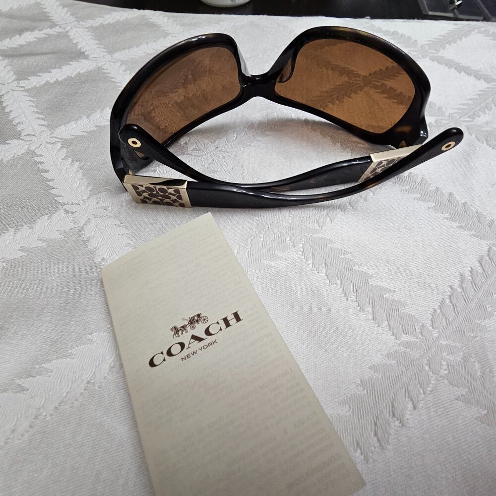 Coach Nina Sunglasses S494 in Tortoise! Comes with Case! - Picture 2 of 11